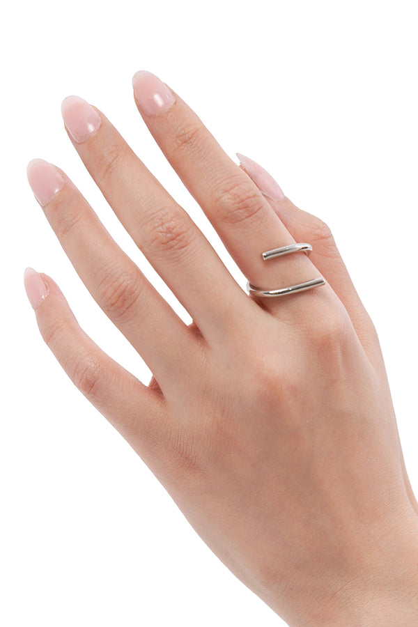 Silver Arc Ring