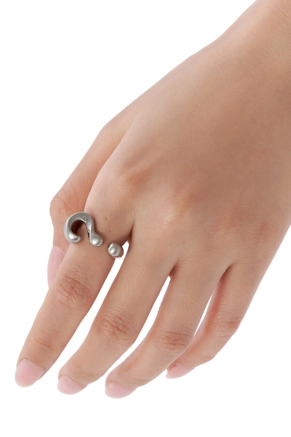 Conversational Question Mark Ring