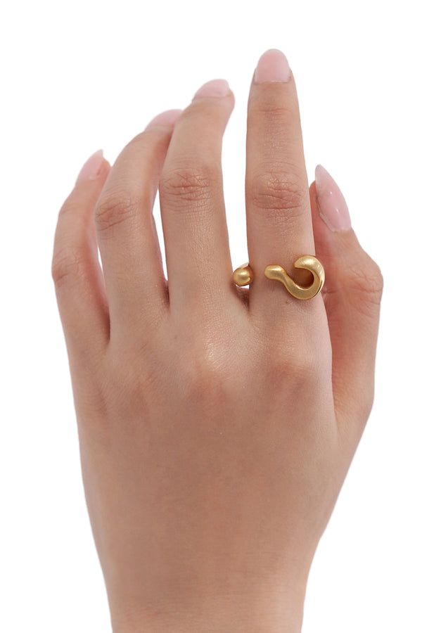 Conversational Question Mark Ring