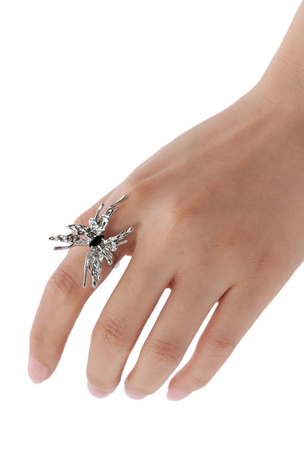Midnight Butterfly Ring