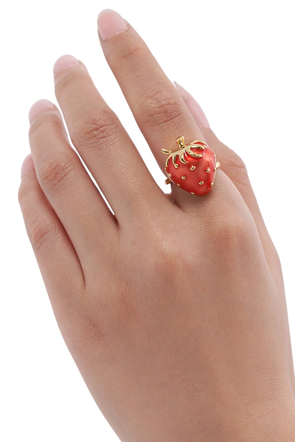 Sweetest Strawberry Ring