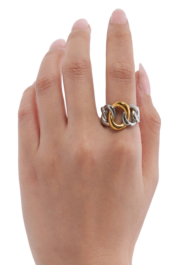Two-Tone Stacky Ring