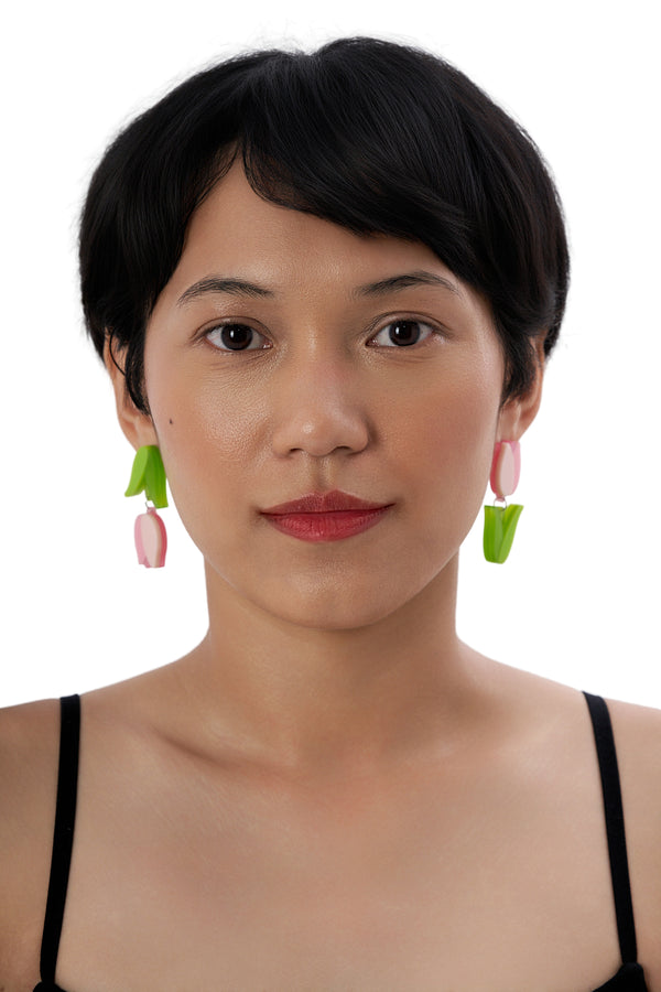 Mismatch Tulip Earrings