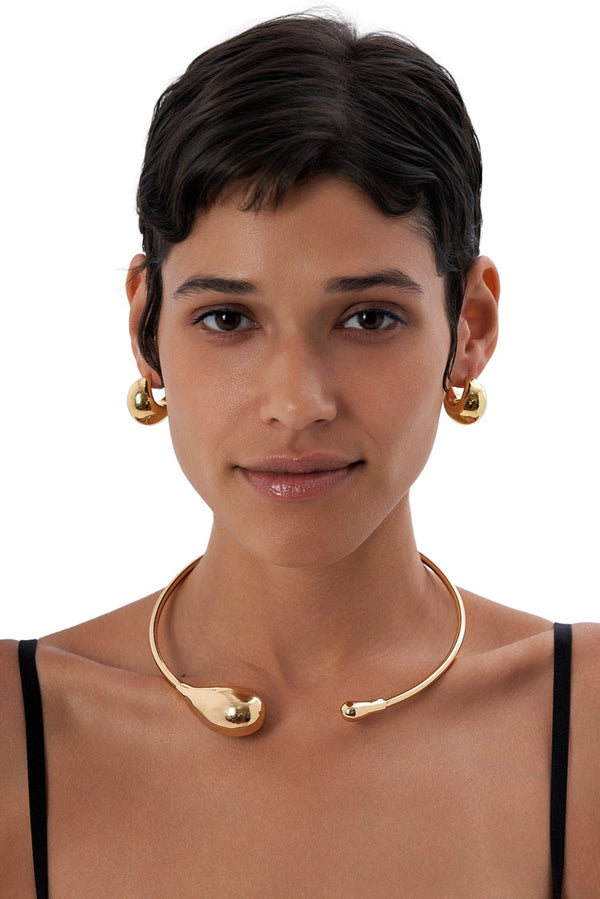 Sculptural Everyday Earrings & Choker