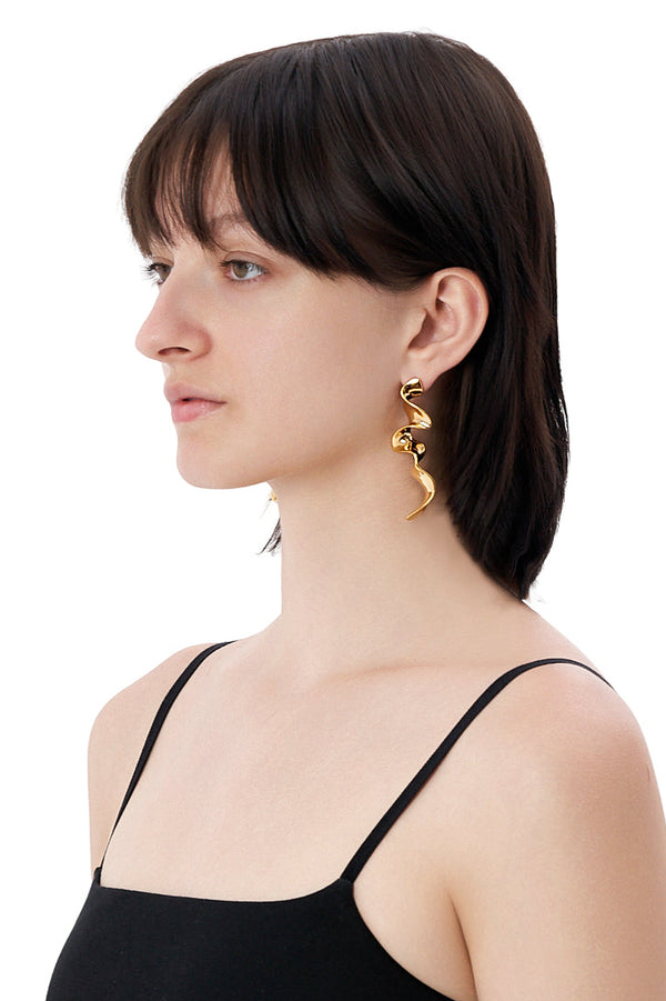 Liquid Flowy Earrings