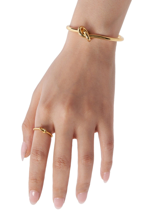 Minimalist Knot Ring & Bracelet