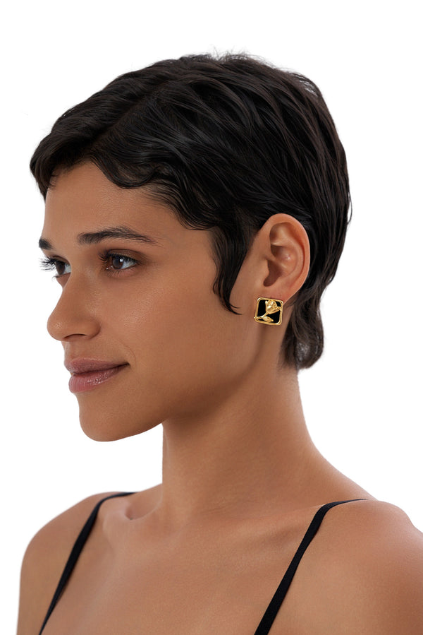 Golden Blossom Studs