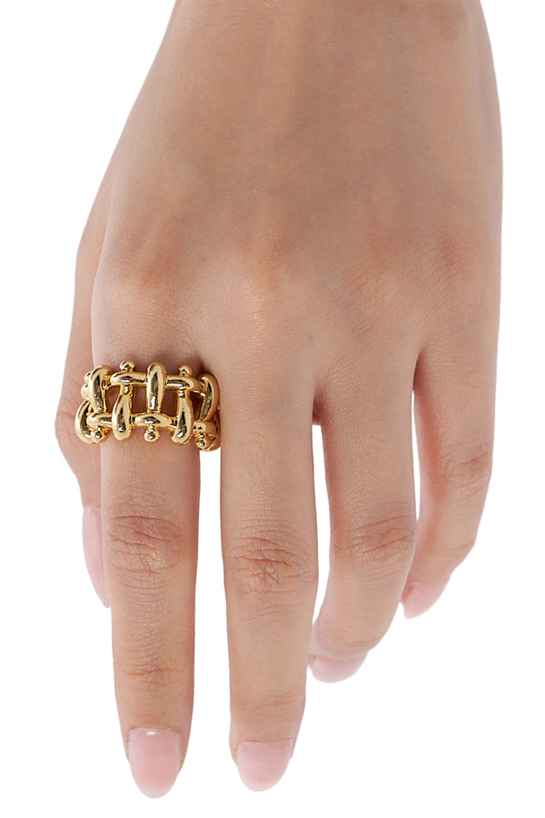 Chunky "Look At Me" Ring