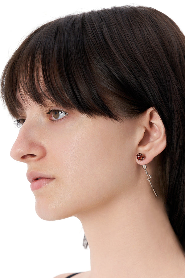 Romantic Rosebud Drop Earrings